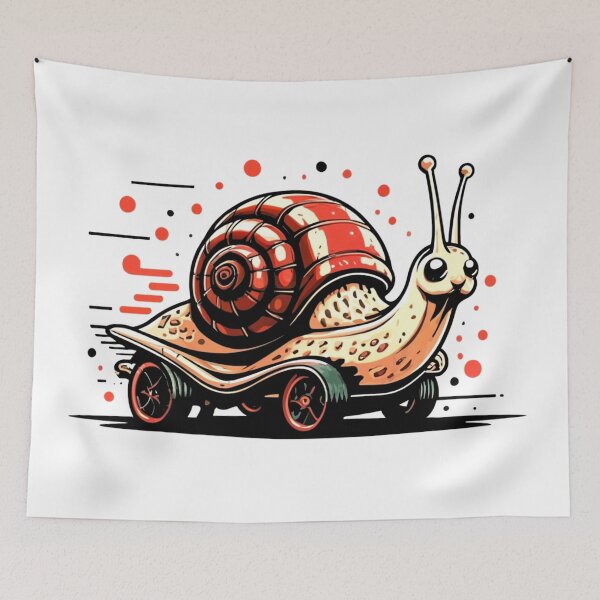 Item preview, Snail on Wheels designed and sold by NiRia Spot.