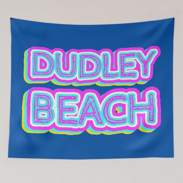 Item preview, Dudley Beach Retro Typography designed and sold by ArtNoveltee.