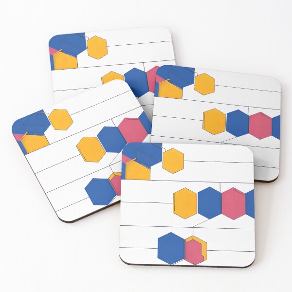 Item preview, Geometric Fusion: Hexagons designed and sold by Zazz Lee.