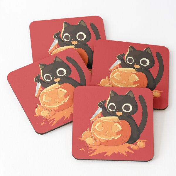 Item preview, Black Cat Carving Pumpkin designed and sold by myanko.