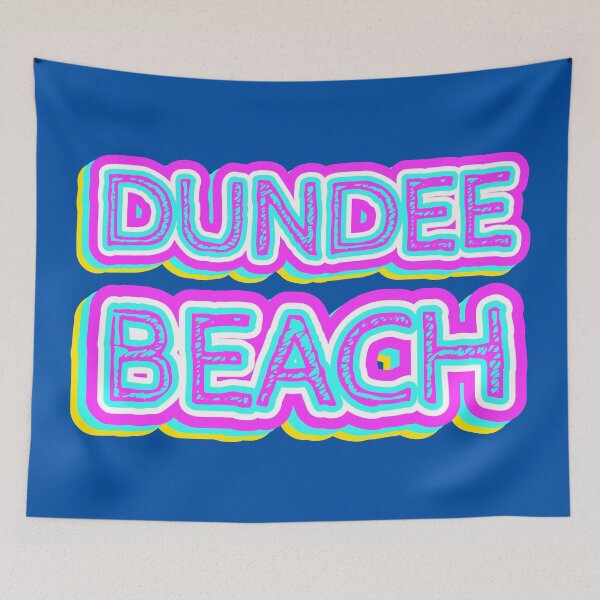 Item preview, Dundee Beach Retro Typography designed and sold by ArtNoveltee.