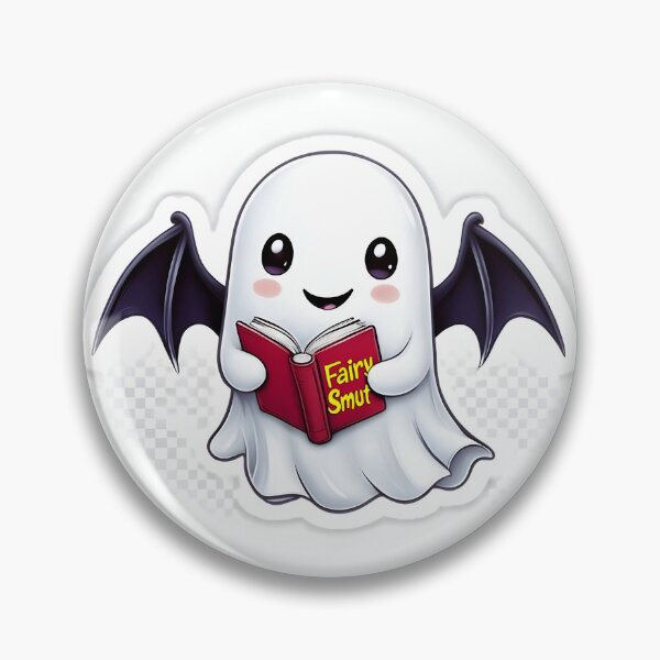 Item preview, Ghost reading "Fairy Smut" Sticker/Image-ACOTAR inspired designed and sold by jaylyn624.