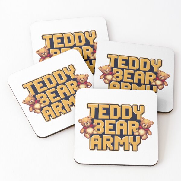 Item preview, Teddy Bear Army: Soft Soldiers designed and sold by 8bitdecalworld.