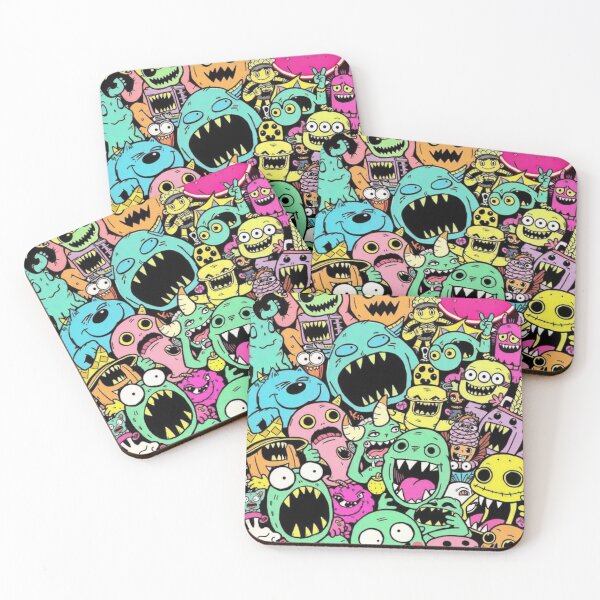 Item preview, FUNNY CUTE MONSTERS CREATURES SPACE SPOOKY RANDOM ART #6 designed and sold by Arts4U.