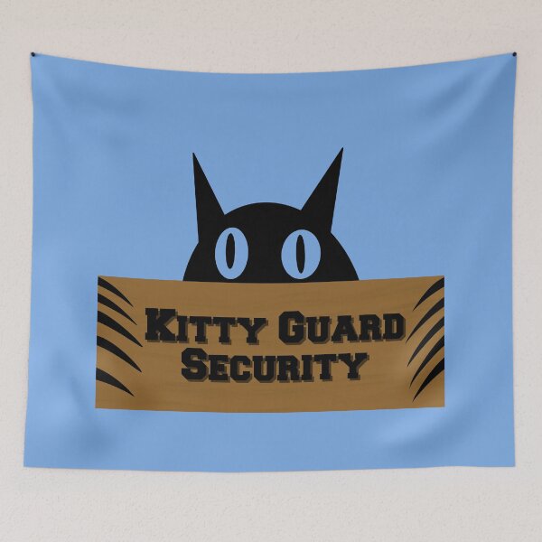 Item preview, Kitty Guard Security Funny Meme  designed and sold by Lartheviking.