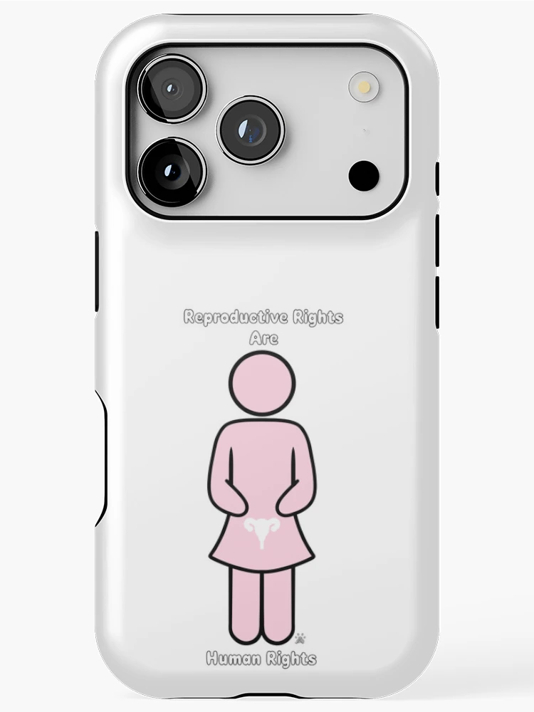 Thumbnail 1 of 4, iPhone Case, Reproductive Rights are Human Rights designed and sold by Kitramina’s Shop.