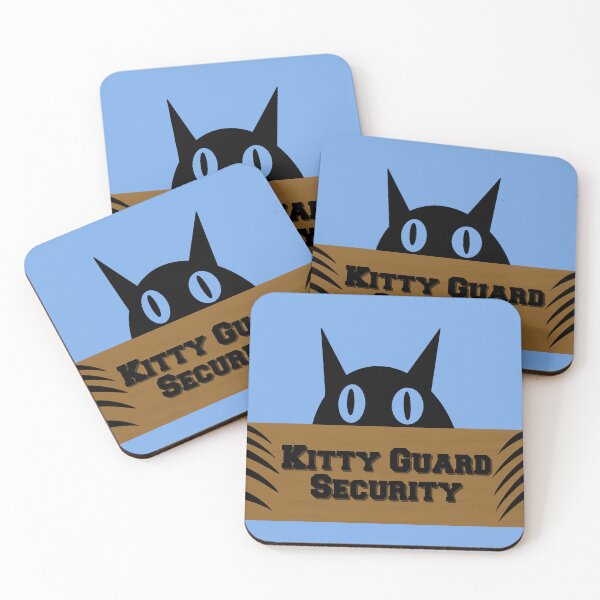 Item preview, Kitty Guard Security Funny Meme  designed and sold by Lartheviking.
