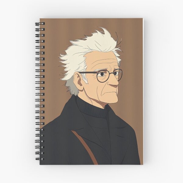 Item preview, Jacques Derrida | Anime style designed and sold by ComicsFactory.
