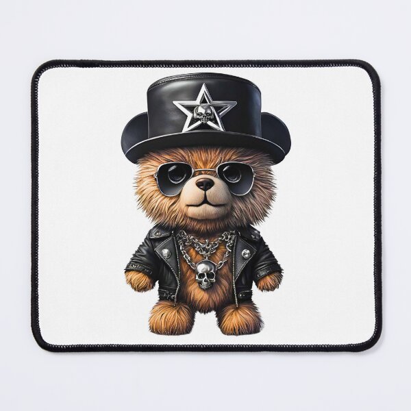 Item preview, Heavy Metal Teddy Bear in Leather - Perfect for Metalheads designed and sold by Fredster1966.