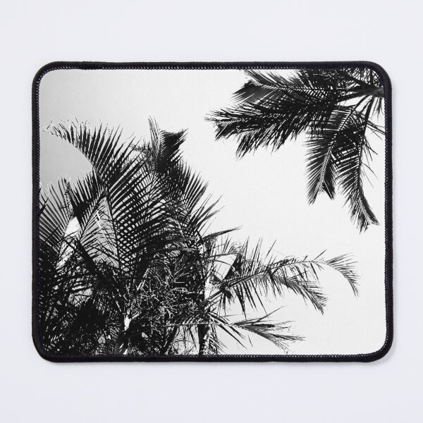 Item preview, Tropical Style Décor Palm Tree Fronds Black and White designed and sold by Beachy.