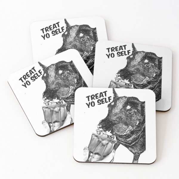 Item preview, Treat yo self designed and sold by Felt Cute Handcrafts.