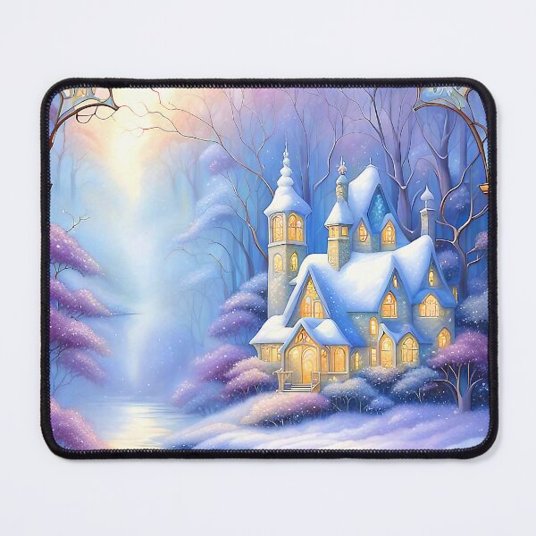 Item preview, Enchanted Cottage Christmas Scene designed and sold by LaRoach Digital Arts.