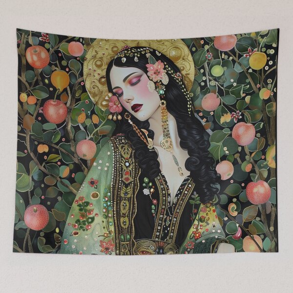 Item preview, Roman Goddess Pomona Surreal Nature Art designed and sold by All Souls Dream.