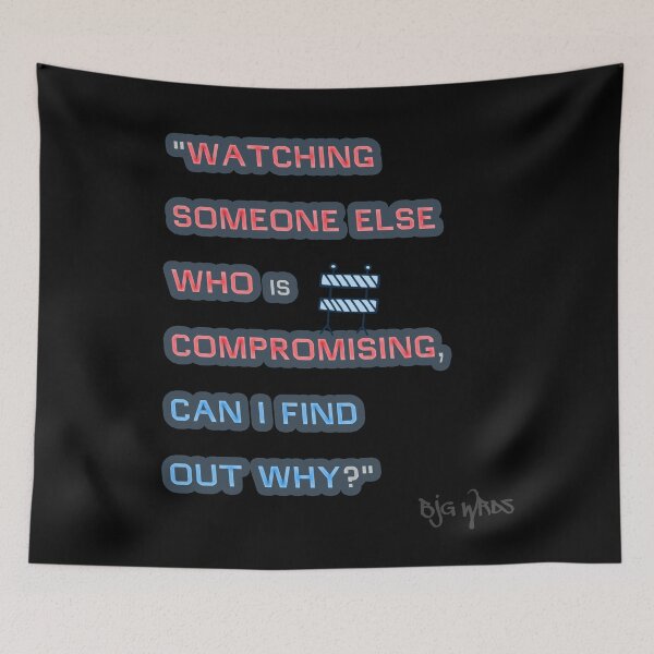 Item preview, "WATCHING..." Quote 10/24/2024 designed and sold by BJGWRDS.