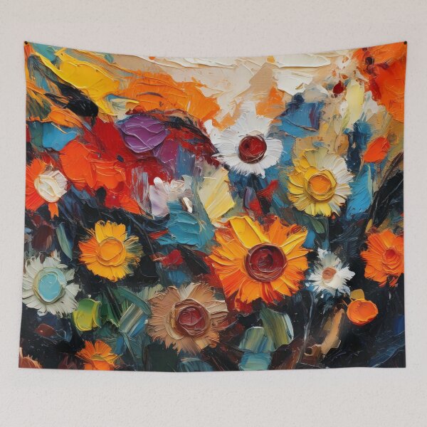 Item preview, Abstract Flowers designed and sold by ArtFactoryAI.