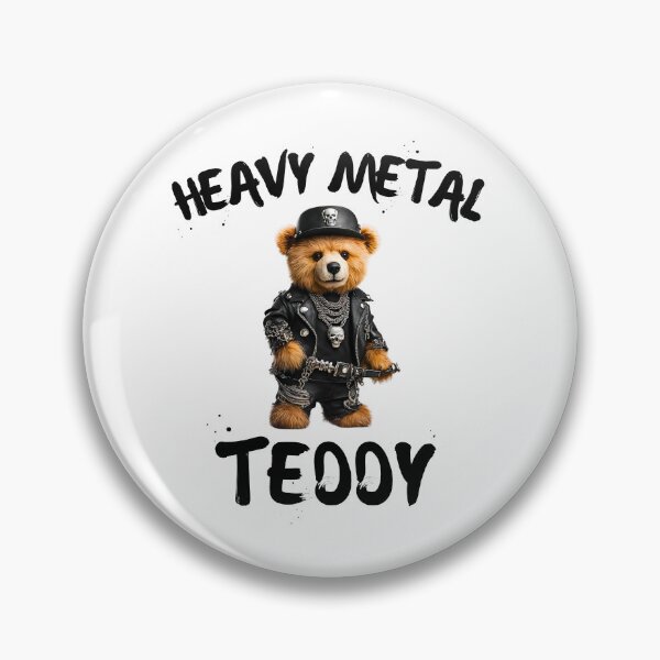 Artikelvorschau, Heavy Metal Teddybär aus Leder - Metalhead Fun entworfen und verkauft von Fredster1966.