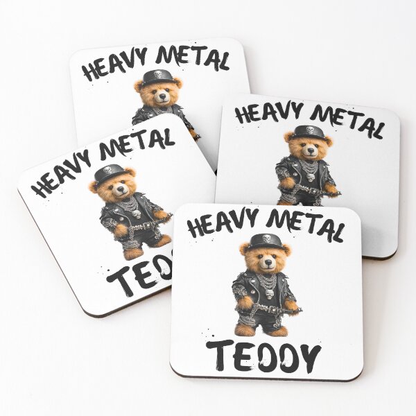 Artikelvorschau, Heavy Metal Teddybär aus Leder - Metalhead Fun entworfen und verkauft von Fredster1966.