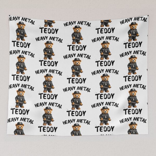 Artikelvorschau, Heavy Metal Teddybär aus Leder - Metalhead Fun entworfen und verkauft von Fredster1966.