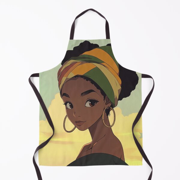 Item preview, Jamaican woman | Anime style designed and sold by ComicsFactory.