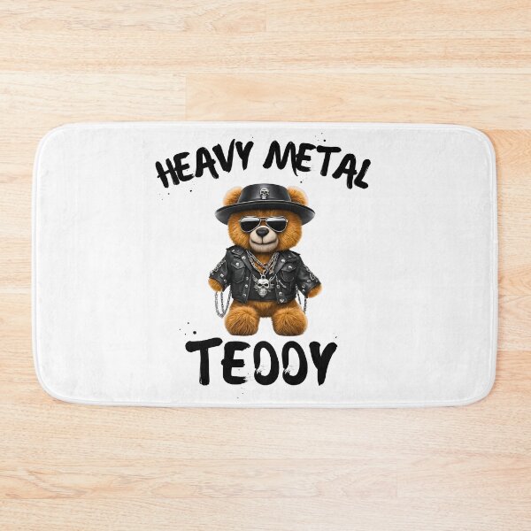 Item preview, Heavy Metal Teddy Bear in Leather - Fun Metalhead Gift designed and sold by Fredster1966.