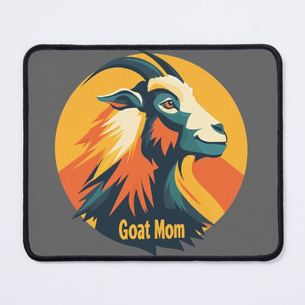 Item preview, Goat Mom Vintage Logo Design designed and sold by vfxbear.