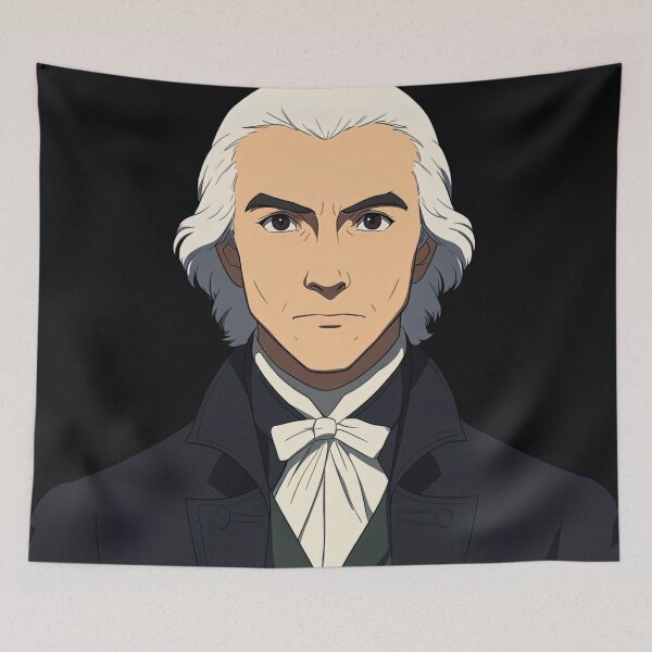 Item preview, James Madison | Estilo anime designed and sold by ComicsFactory.