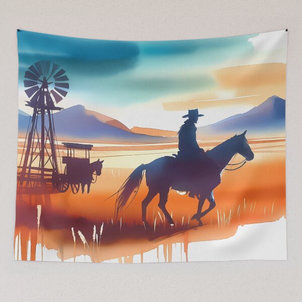 Item preview, Sunset Rider by the Windmill designed and sold by Vitalka-uk.