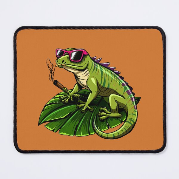 Item preview, Chill Lizard Puffing on a Cigar designed and sold by NiRia Spot.