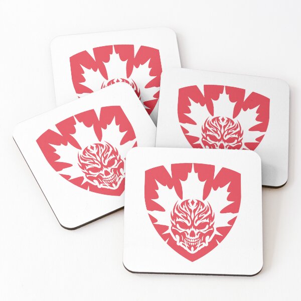 Item preview, Maple leaf tribal skull designed and sold by Shahan Keuork.