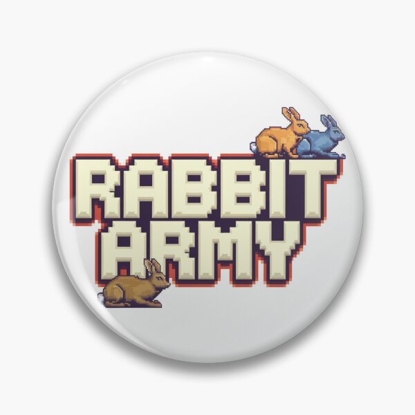 Item preview, Rabbit Army: Hopping Commandos designed and sold by 8bitdecalworld.