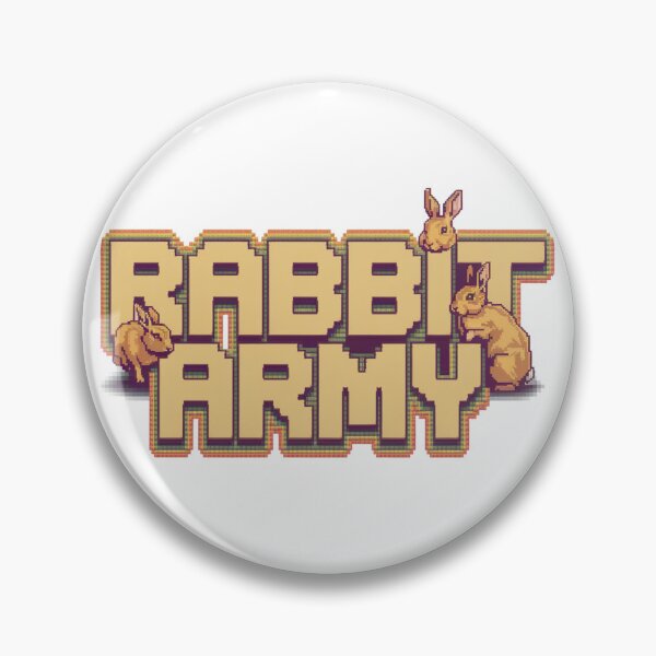 Item preview, Rabbit Army: Hopping Commandos designed and sold by 8bitdecalworld.