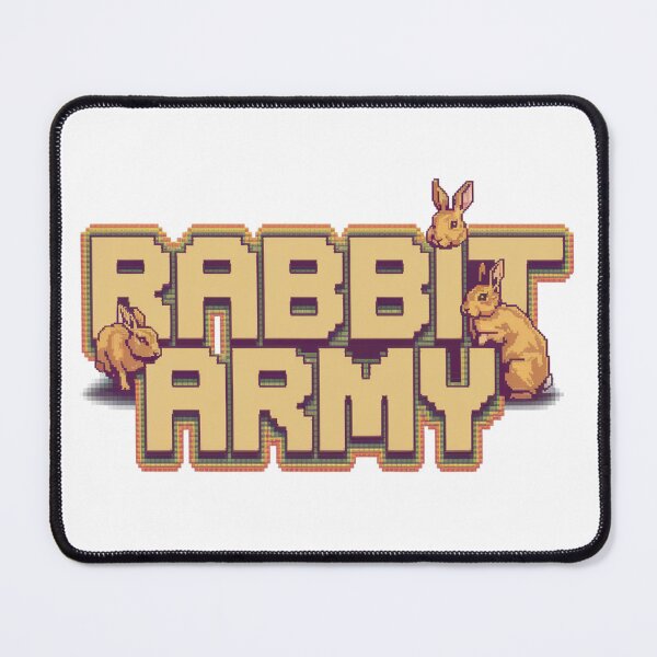 Item preview, Rabbit Army: Hopping Commandos designed and sold by 8bitdecalworld.