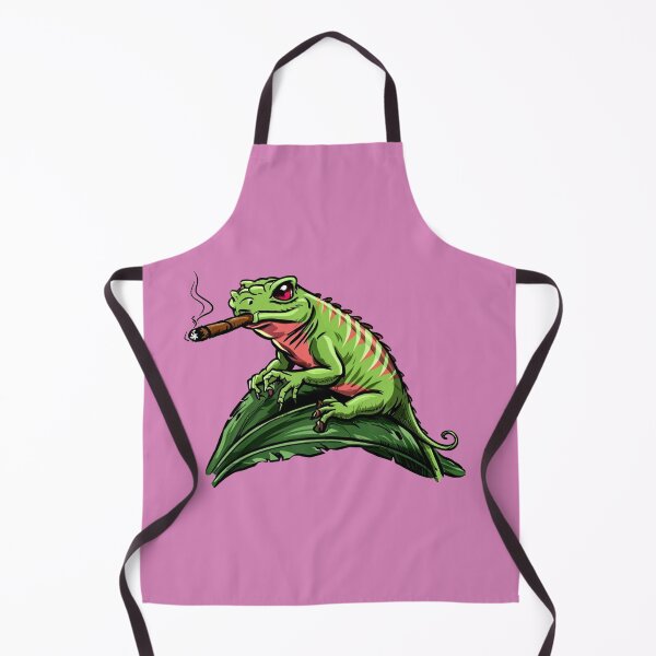 Item preview, Relaxed Green Lizard with Cigar designed and sold by NiRia Spot.
