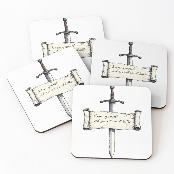 Item preview, Know Yourself: Sun Tzu's Wisdom Sword designed and sold by PosiPrints.