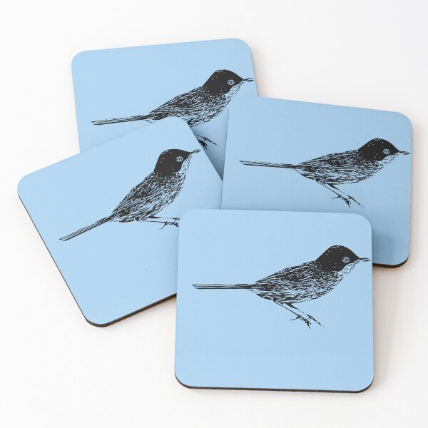 Item preview, Sardinian Warbler Black Design  designed and sold by designsasstultd.