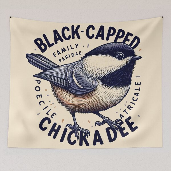 Item preview, Black-Capped Chickadee designed and sold by theAVIARY7.