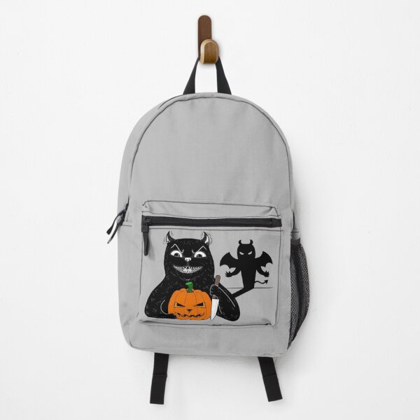 Item preview, Demon Cat hunts On Halloween Night designed and sold by Monday-15.