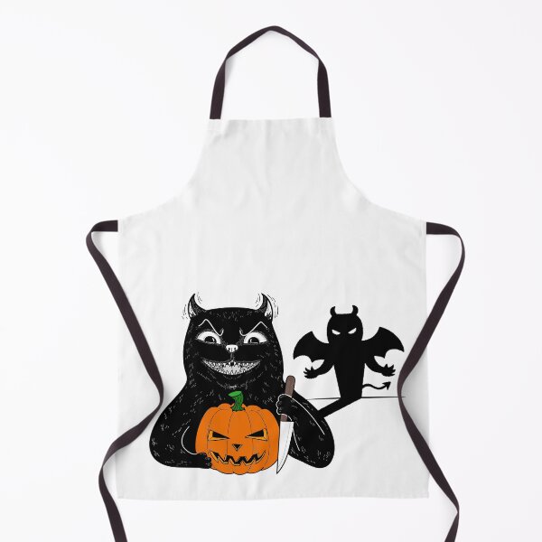 Item preview, Demon Cat hunts On Halloween Night designed and sold by Monday-15.