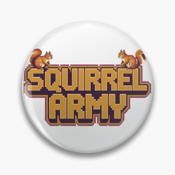 Item preview, Squirrel Army: Nutty Warriors designed and sold by 8bitdecalworld.