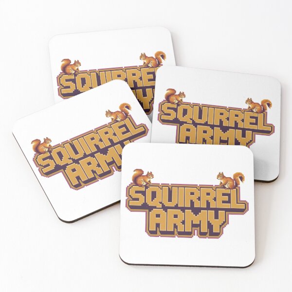 Item preview, Squirrel Army: Nutty Warriors designed and sold by 8bitdecalworld.