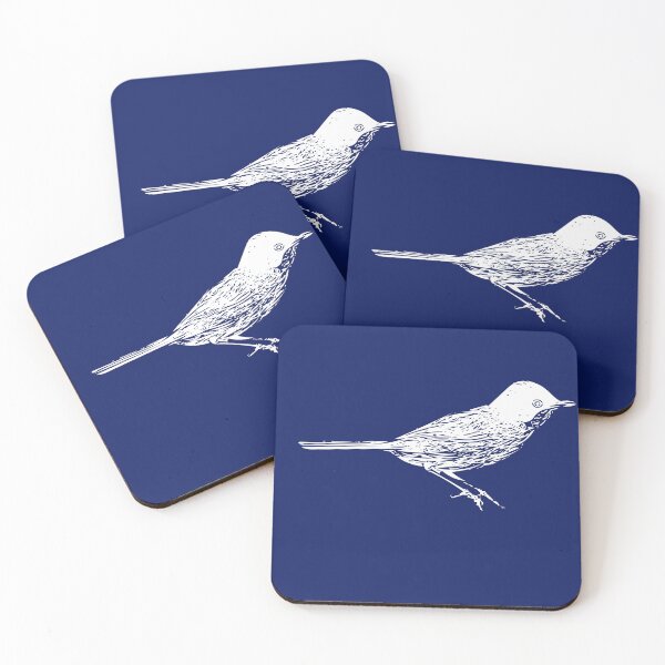 Item preview, Sardinian Warbler White Design  designed and sold by designsasstultd.