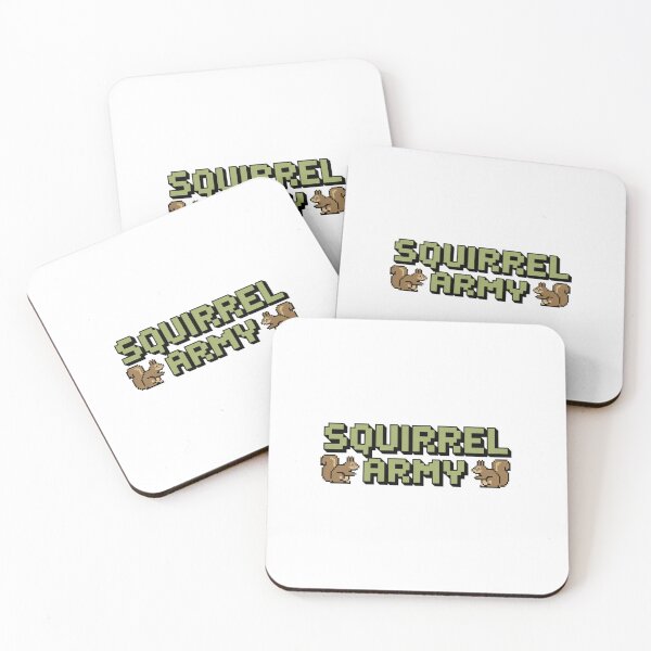 Item preview, Squirrel Army: Nutty Warriors designed and sold by 8bitdecalworld.