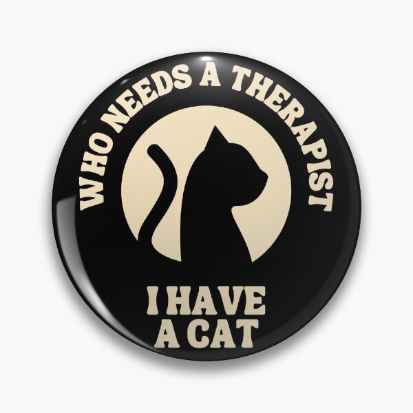 Item preview, Funny Cat Therapist Pun designed and sold by ProWittyDesigns.