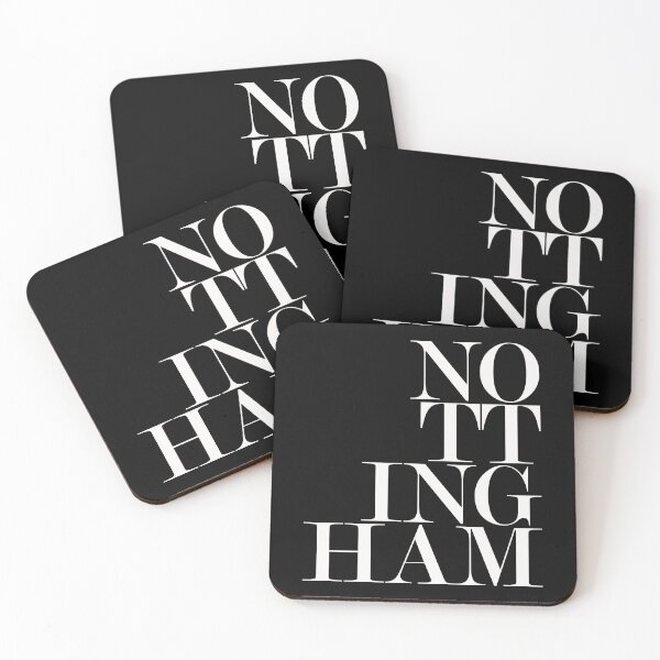 Item preview, Nottingham UK City Typography Minimalist Artwork designed and sold by kakarikihill.