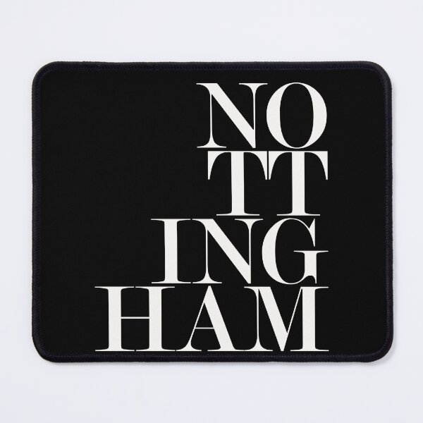Item preview, Nottingham UK City Typography Minimalist Artwork designed and sold by kakarikihill.