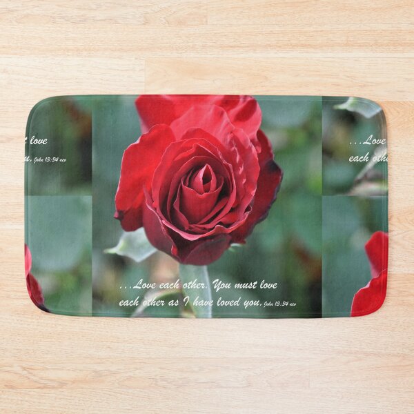 Item preview, Love Each Other Red Rose Bloom designed and sold by KirtTisdale.