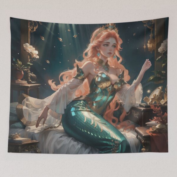Item preview, Enchanted Creatures: Lake Mermaid's Treasure Trove designed and sold by femme-fantasy.