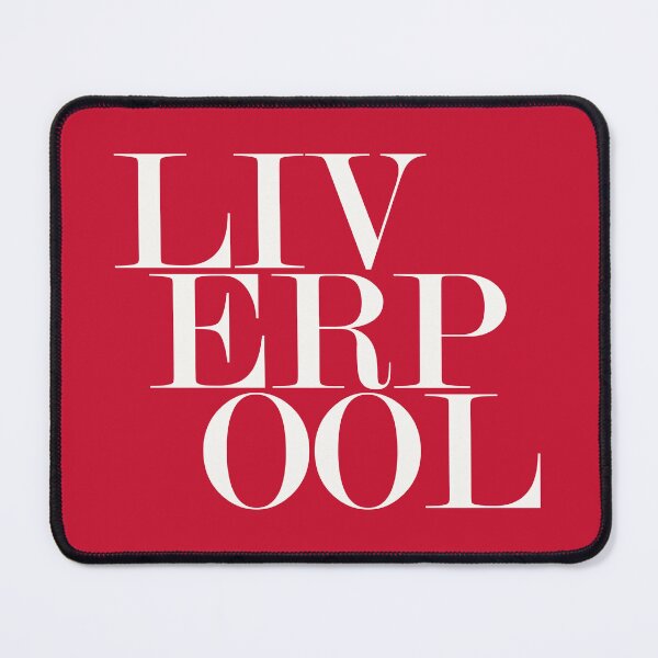 Item preview, Liverpool UK City Typography Minimalist Patriotic Travel Souvenir designed and sold by kakarikihill.