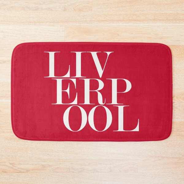 Item preview, Liverpool UK City Typography Minimalist Patriotic Travel Souvenir designed and sold by kakarikihill.