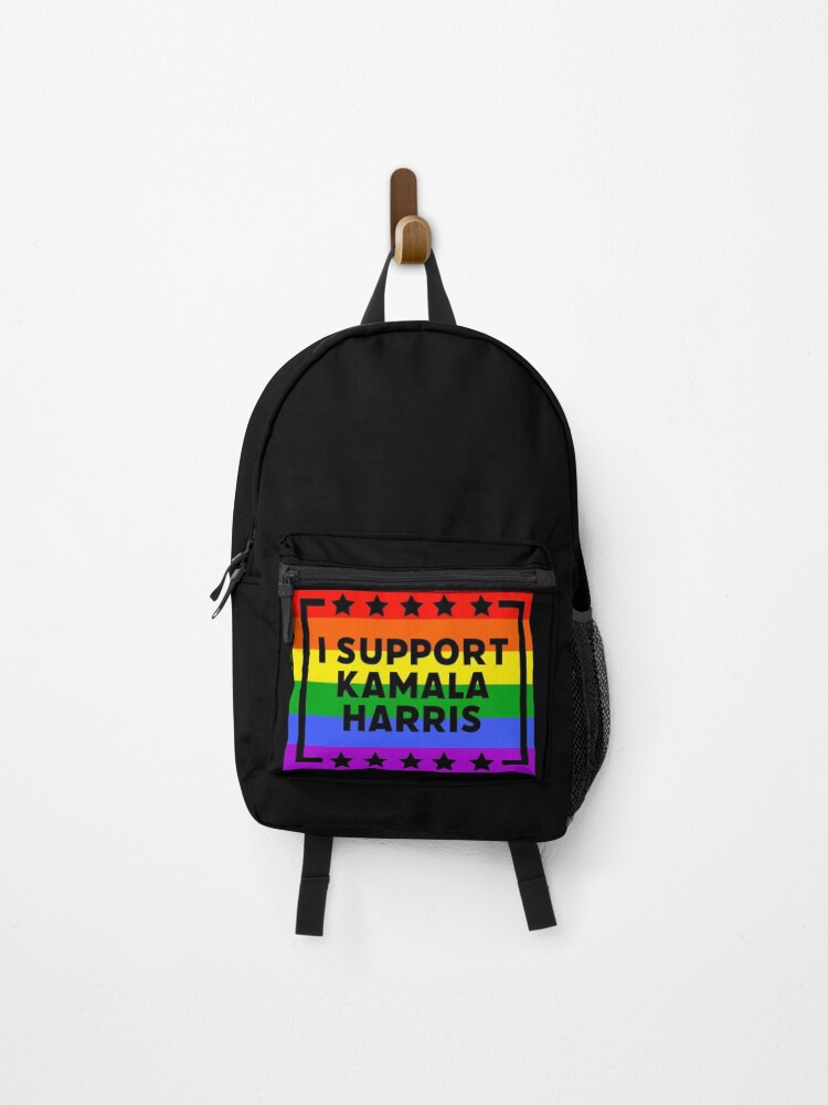 Thumbnail 1 of 3, Backpack, I support Kamala Harris designed and sold by RACHELDF.